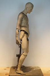 Een levensgroot anatomisch model voor een beeldhouwer, 19e eeuw